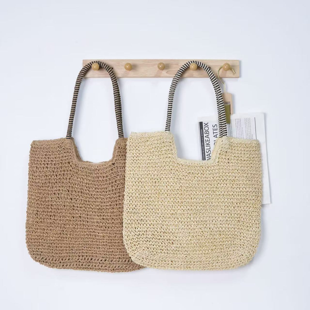 Large Braided Tote Bag LoungeYard — product view 3