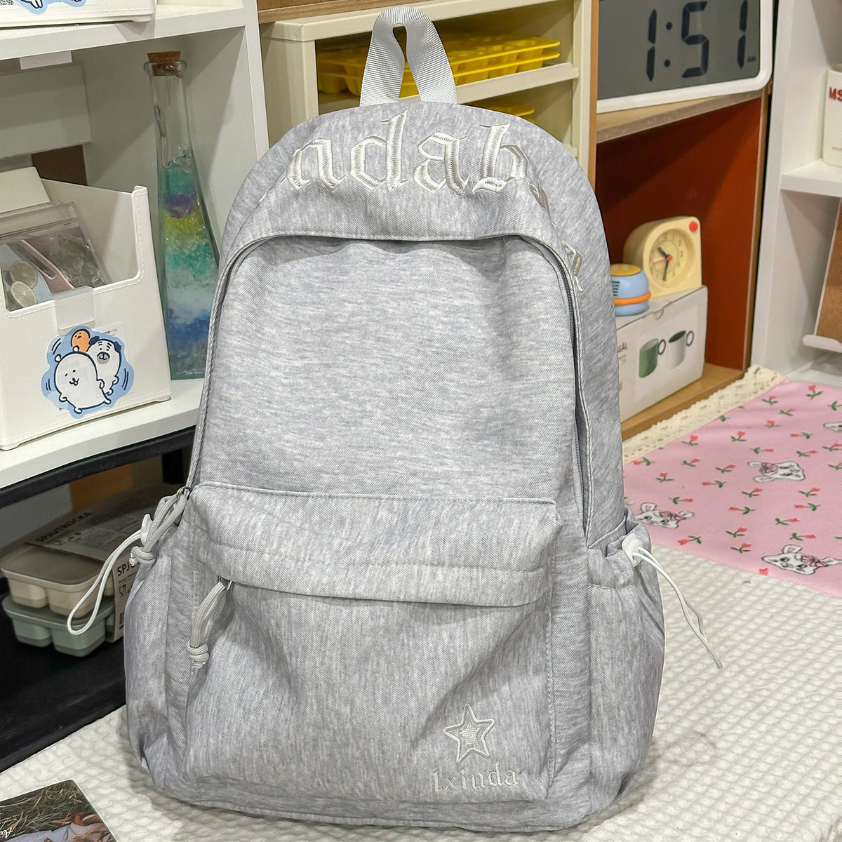 Lightweight Textured Backpack LoungeYard — product view 6