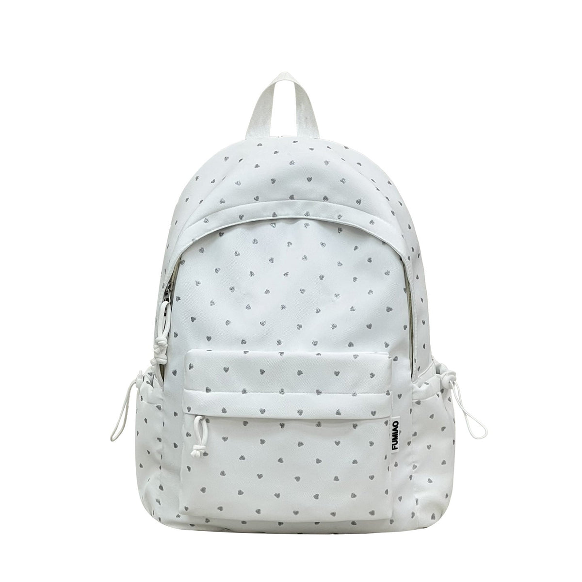 Fun Heart-Patterned Casual Backpack LoungeYard — product view 5