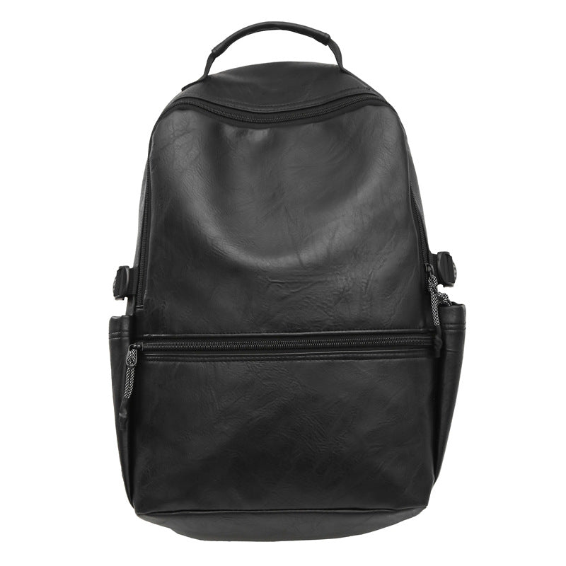 Vintage Leather Travel Backpack LoungeYard — product view 2
