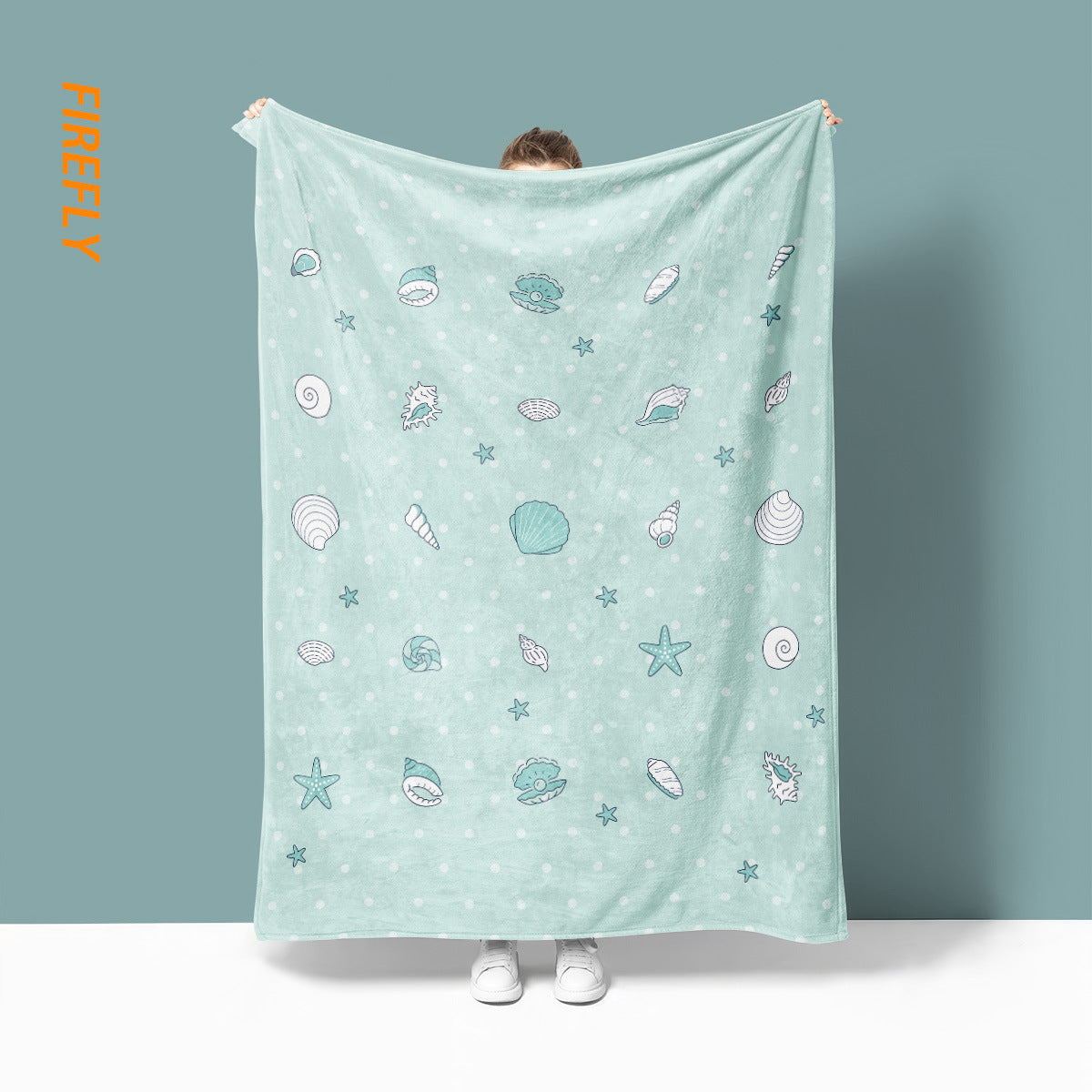 Cozy Sea-Themed Blanket — product view 3