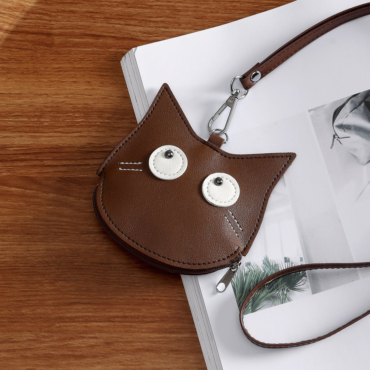 Cute Cat-Shaped Coin Purse — product view 7
