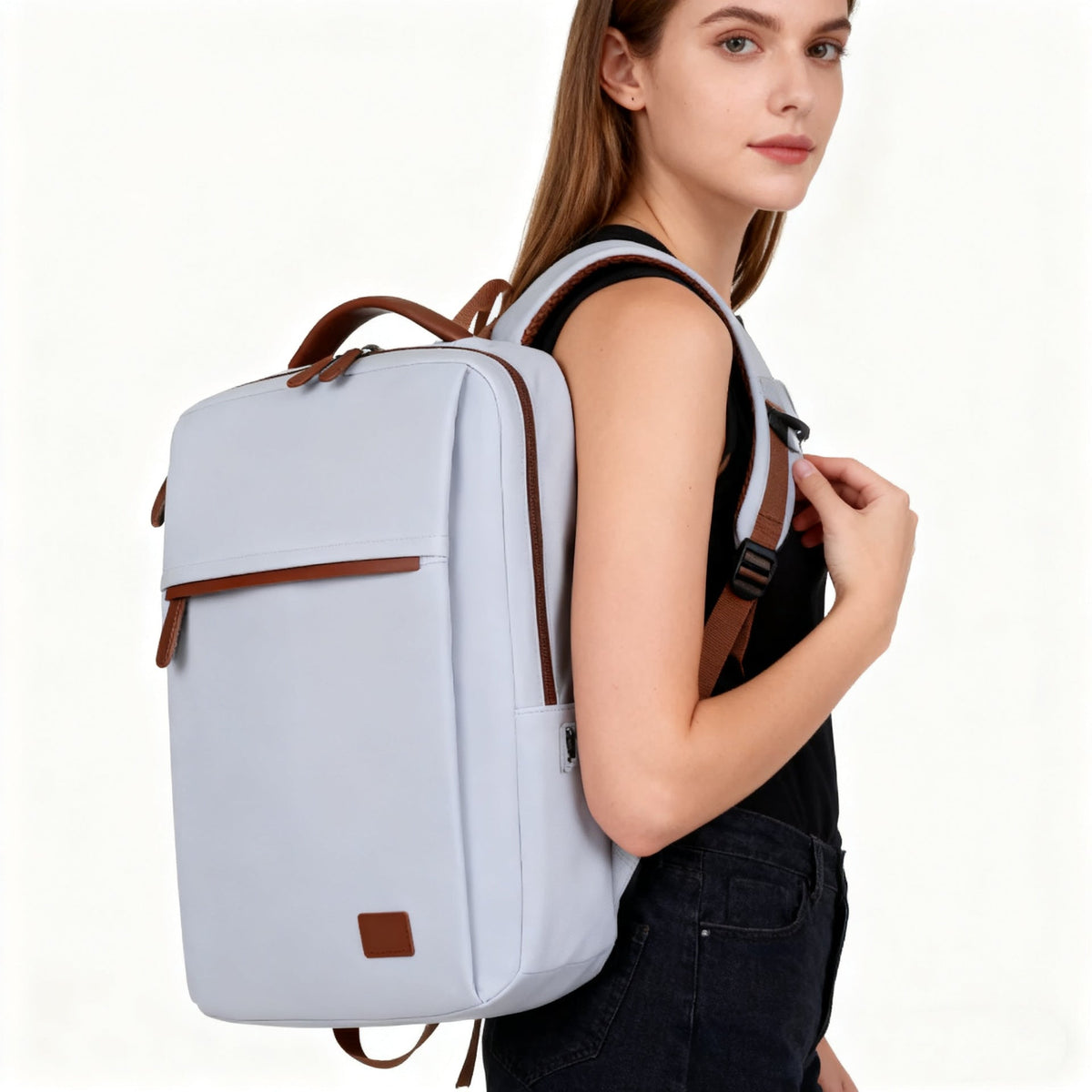 Laptop Backpack with Ergonomic Carrying Comfort from LoungeYard — product view 4
