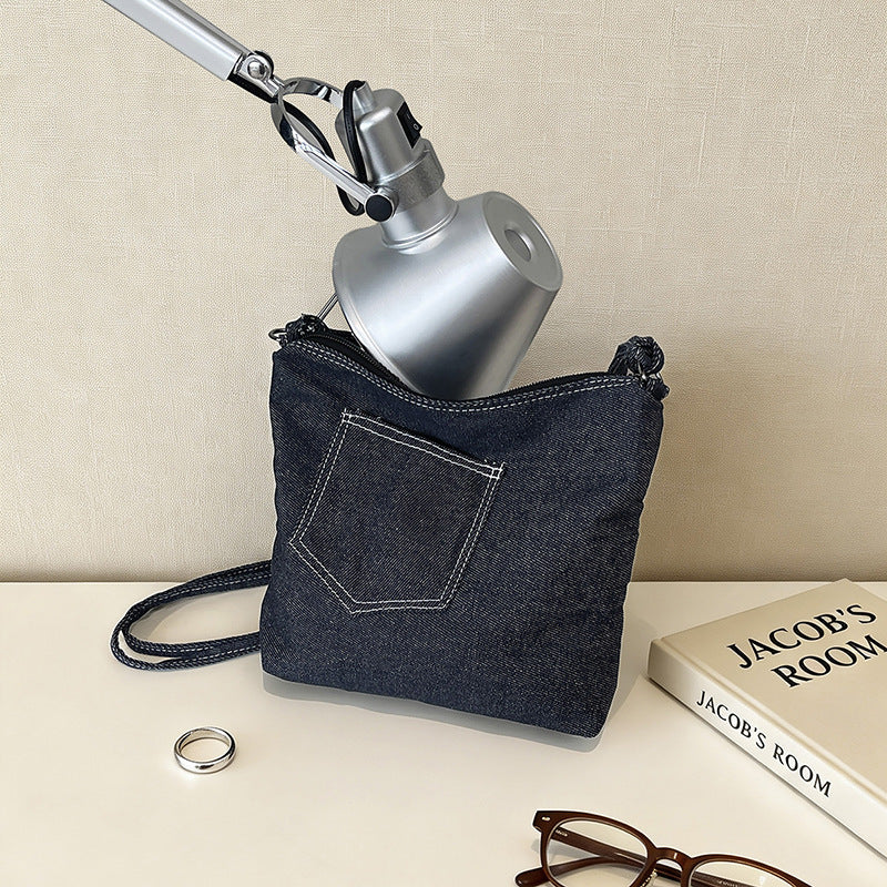WoCasual Denim Crossbody Bag LoungeYard — product view 4