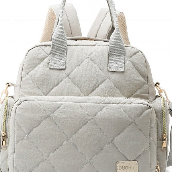 Stylish Quilted Work Backpack LoungeYard — product view 2