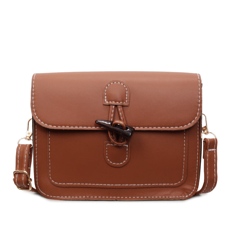 WoStructured Leather Crossbody Bag LoungeYard — product view 7