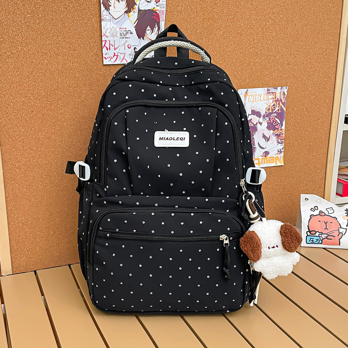 Multifunctional Polka Dot Backpack LoungeYard — product view 6