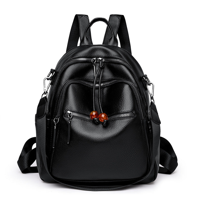 Premium Leather Travel Backpack LoungeYard — product view 6