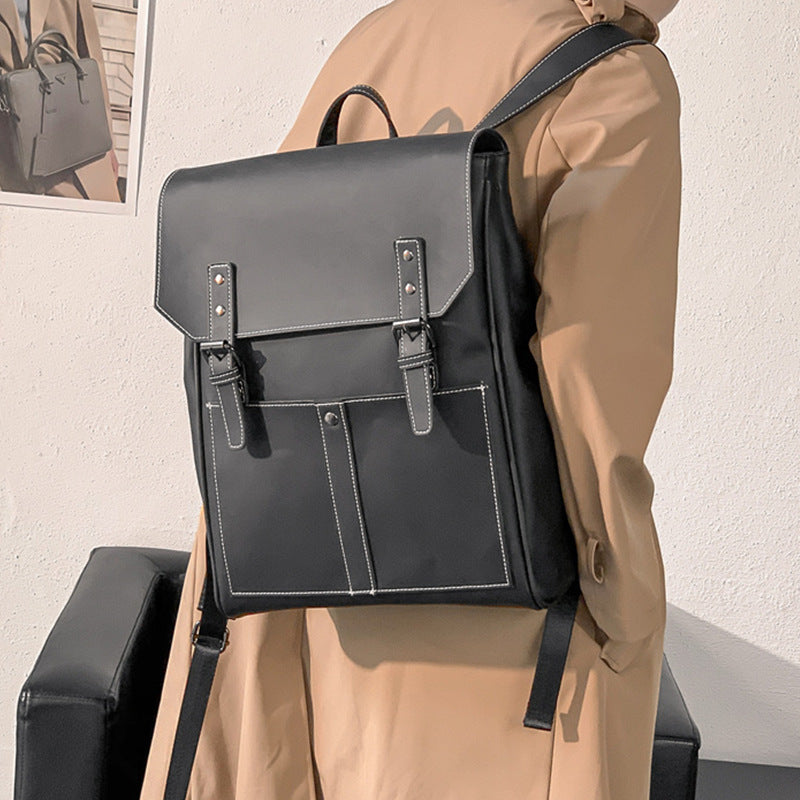 Versatile Leather Backpack LoungeYard — product view 1