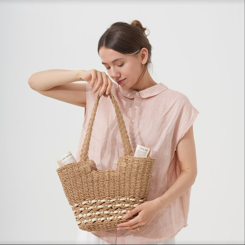 Braided Tote Bag LoungeYard — product view 3