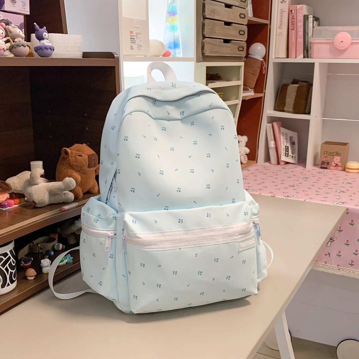 Stylish Floral Patterned Backpack — product view 3