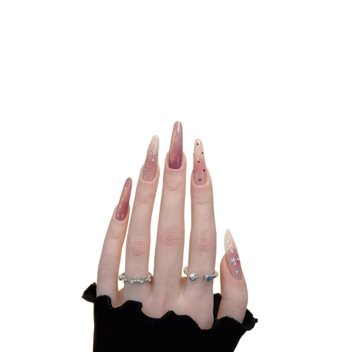 Ombre Stiletto Nail Art Extensions — product view 5