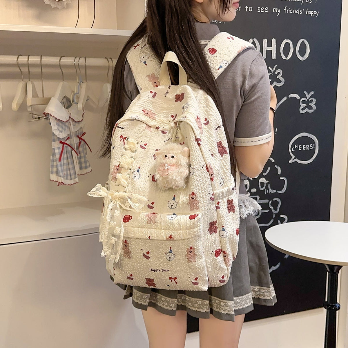 Cute Animal-Themed Backpack LoungeYard — product view 2