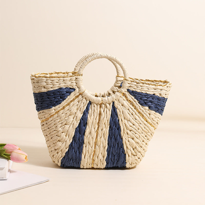 Handcrafted basket bag with innovative design LoungeYard — product view 7