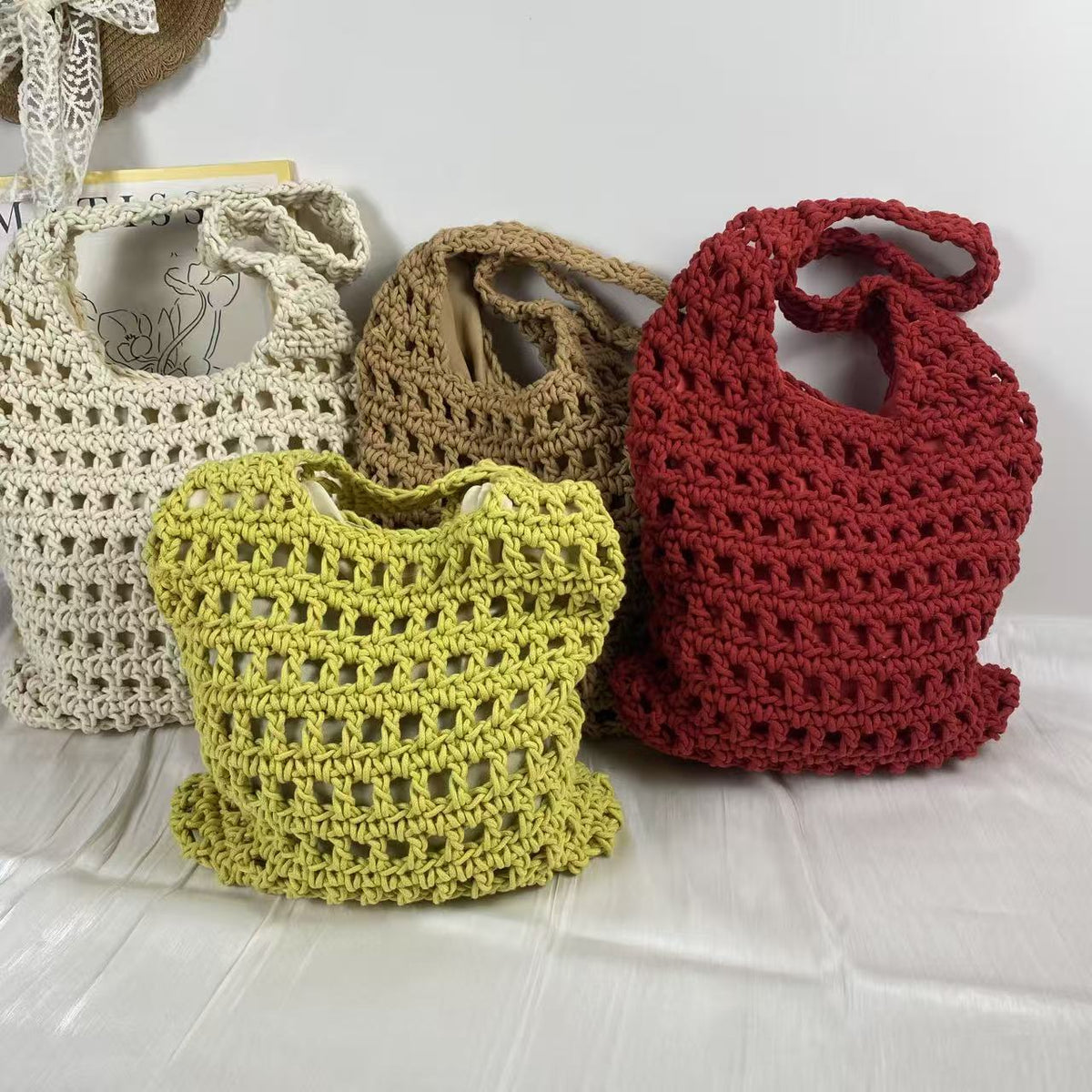 Handwoven shopping and tote bag LoungeYard — product view 4