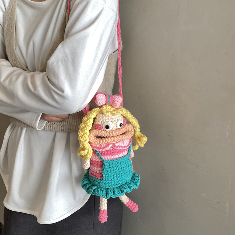 Crochet Character Mini Backpack — product view 1