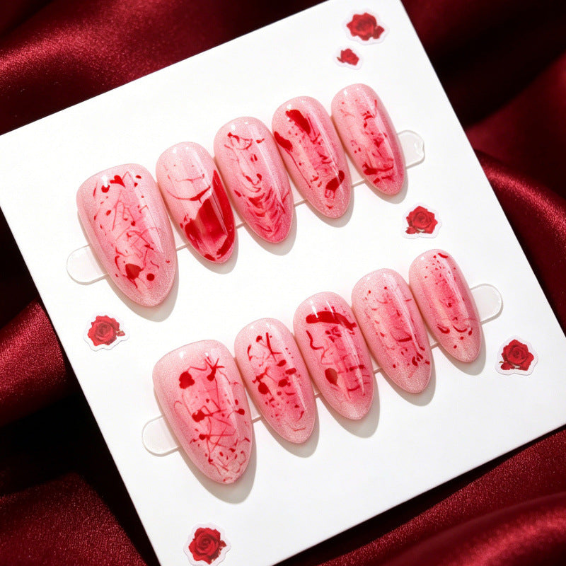 Artistic Abstract Press-On Nail Set — product view 2