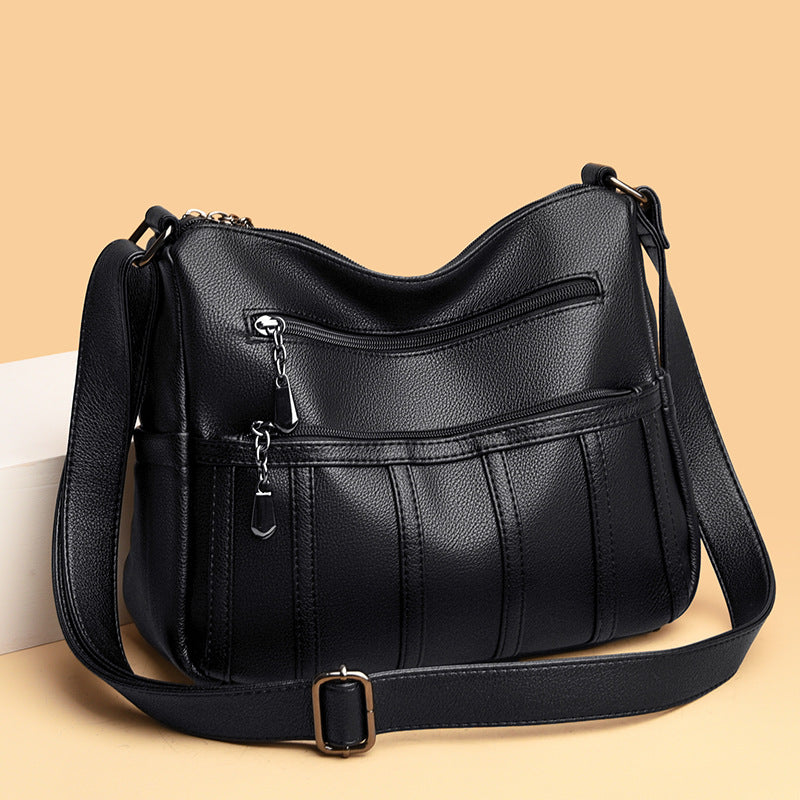 Elegant Textured Shoulder Bag LoungeYard — product view 1