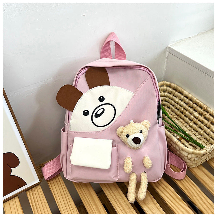 Cute Bear-Themed Mini Backpack LoungeYard — product view 3