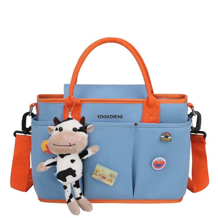 Fun-Themed Multi-Pocket Tote Bag LoungeYard — product view 6