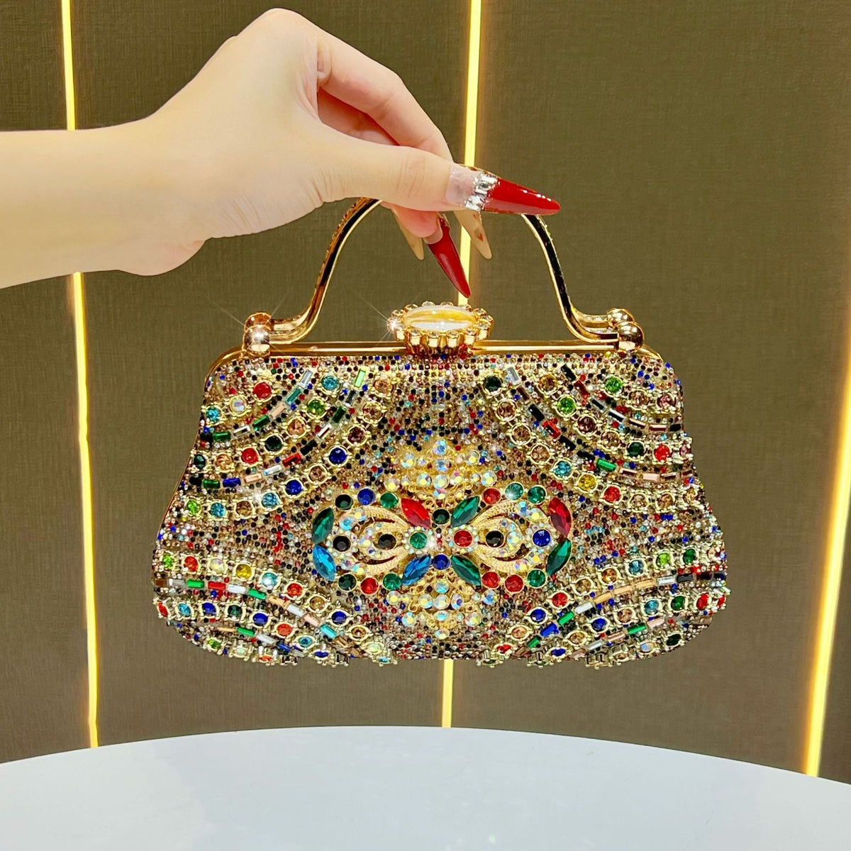 Ornate Handheld Evening Clutch — product view 7