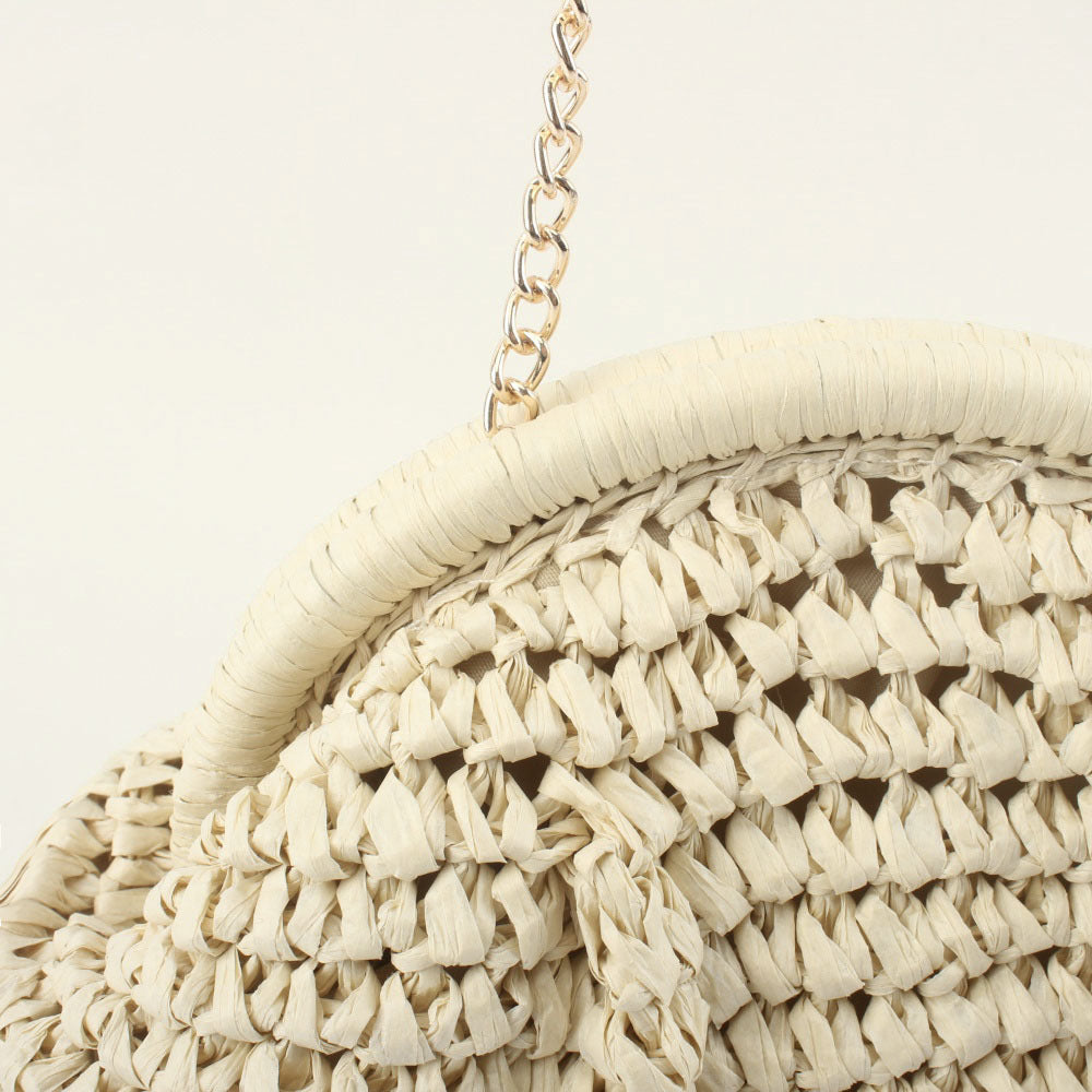 Clutch with decorative braided design LoungeYard — product view 3