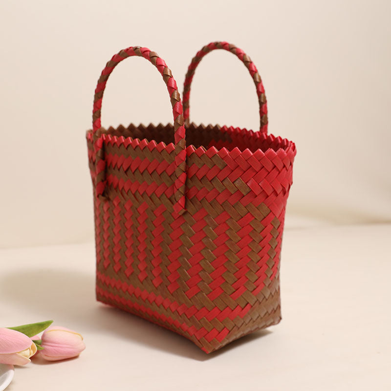 Braided Tote Bag in Rustic Design LoungeYard — product view 2