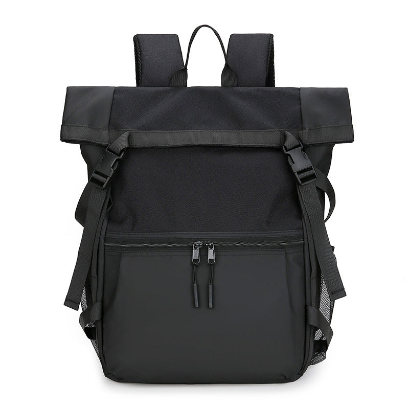 Stylish Roll-Top Backpack LoungeYard — product view 2