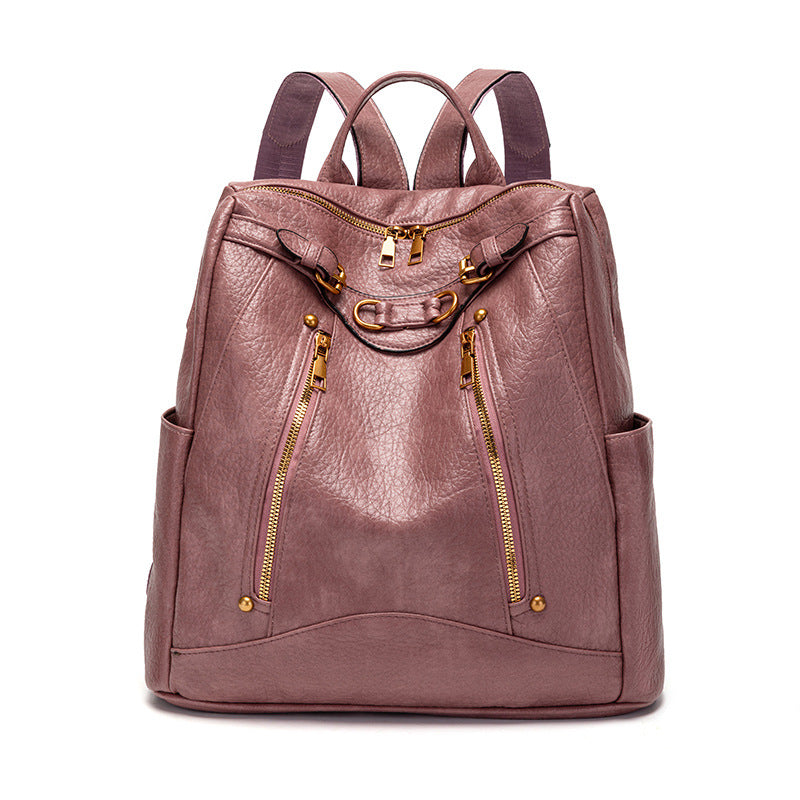 Versatile Multifunctional Leather Backpack — product view 1