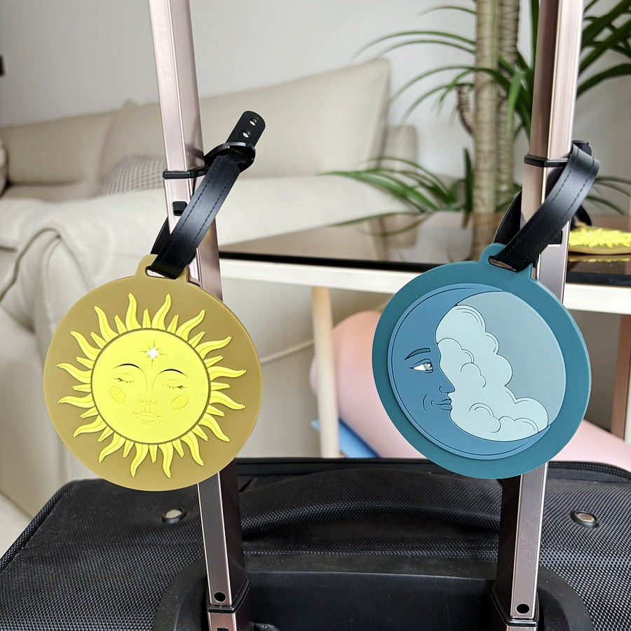 Sun-Themed Luggage Tag LoungeYard — product view 1