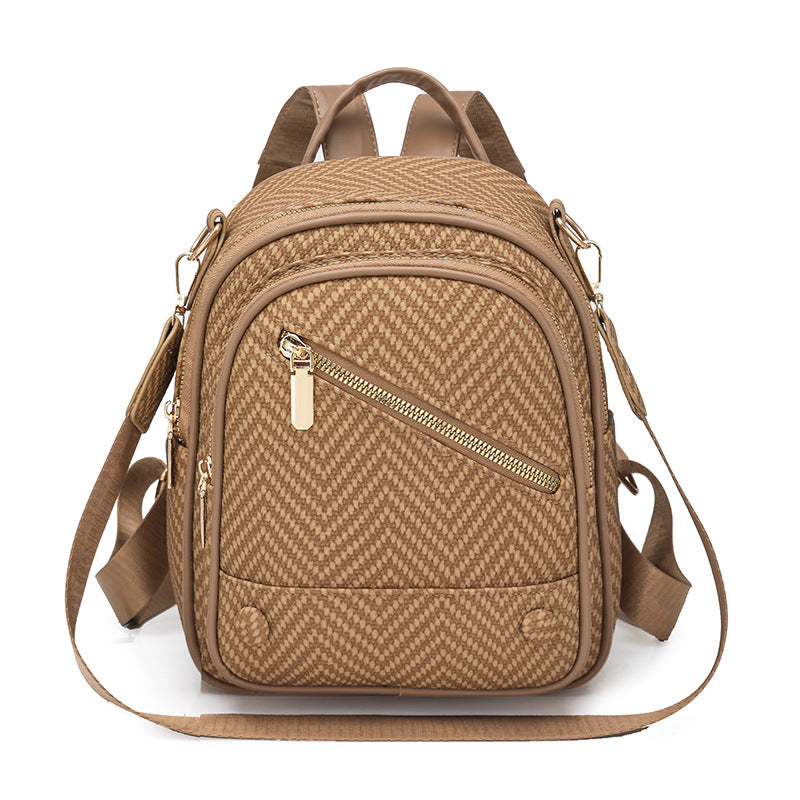 Chic Textured Backpack LoungeYard — product view 1