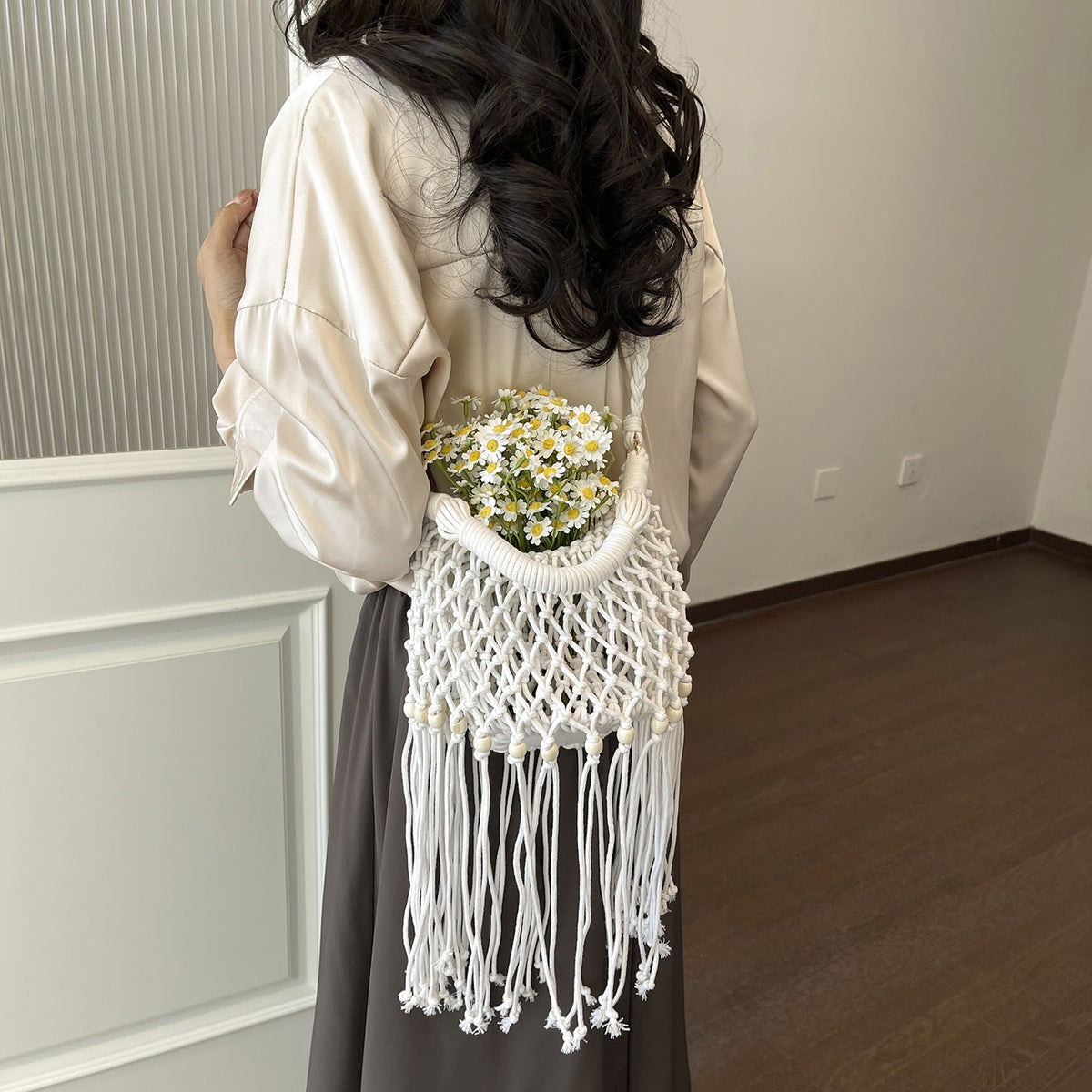 Macrame Handbag LoungeYard — product view 2