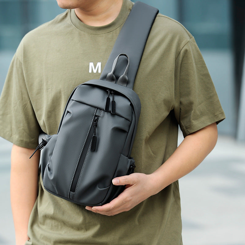 Sling backpack with innovative interior compartment system LoungeYard — product view 1