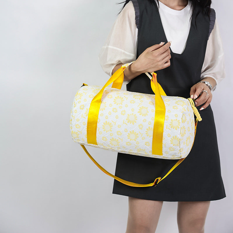Floral Print Weekend Travel Duffle Bag LoungeYard — product view 2