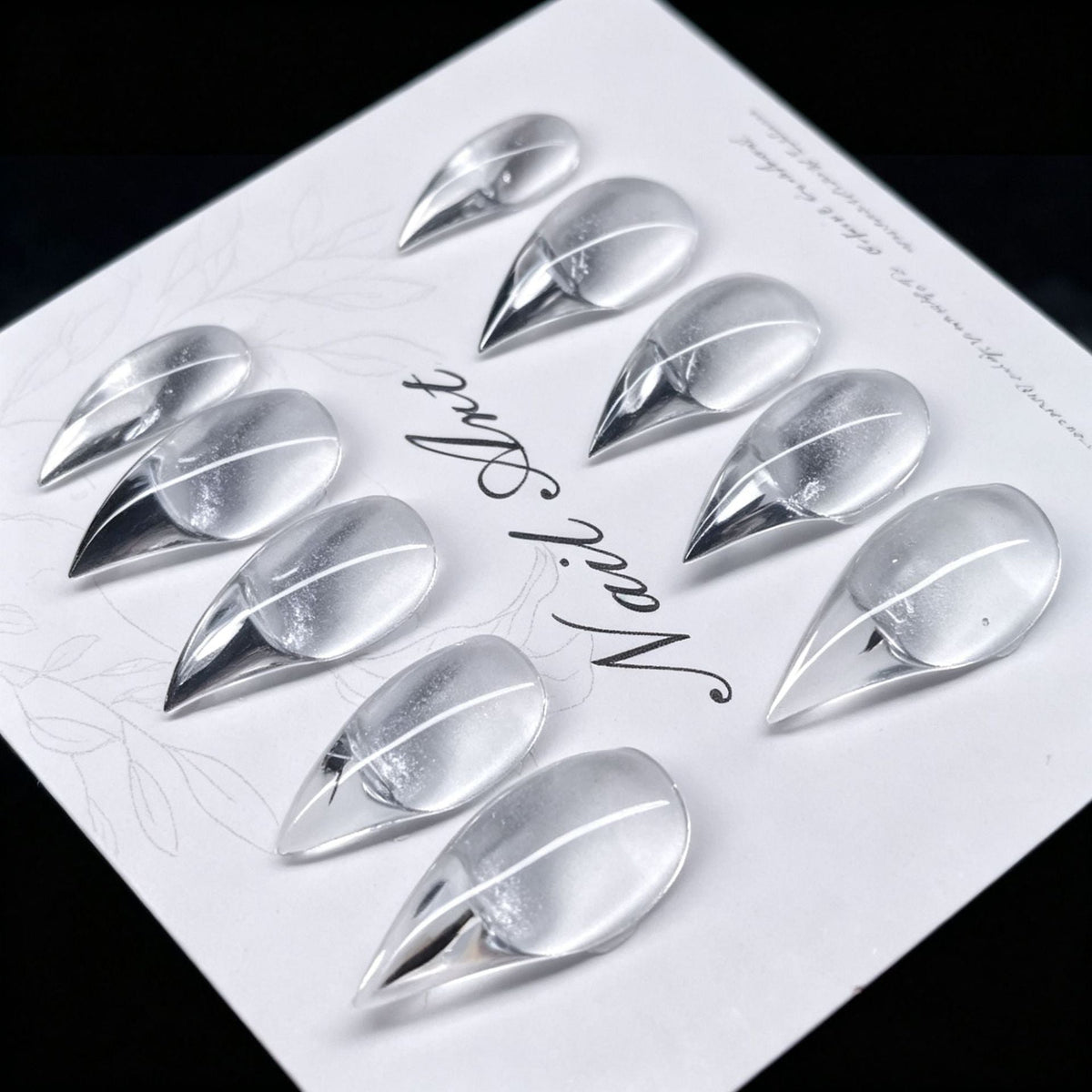Glossy Stiletto Nail Tips — product view 3