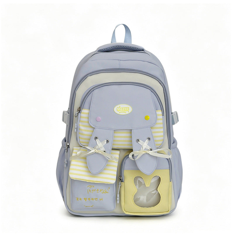 Playful Bunny-Ear Print Backpack LoungeYard — product view 5
