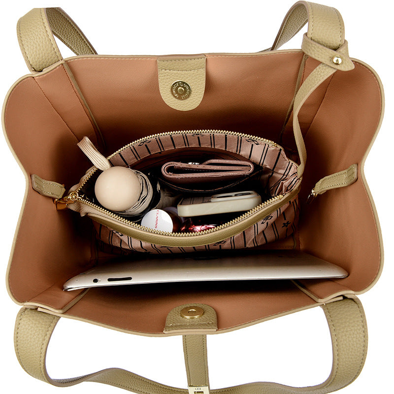 Elegant Structured Shoulder Tote LoungeYard — product view 4