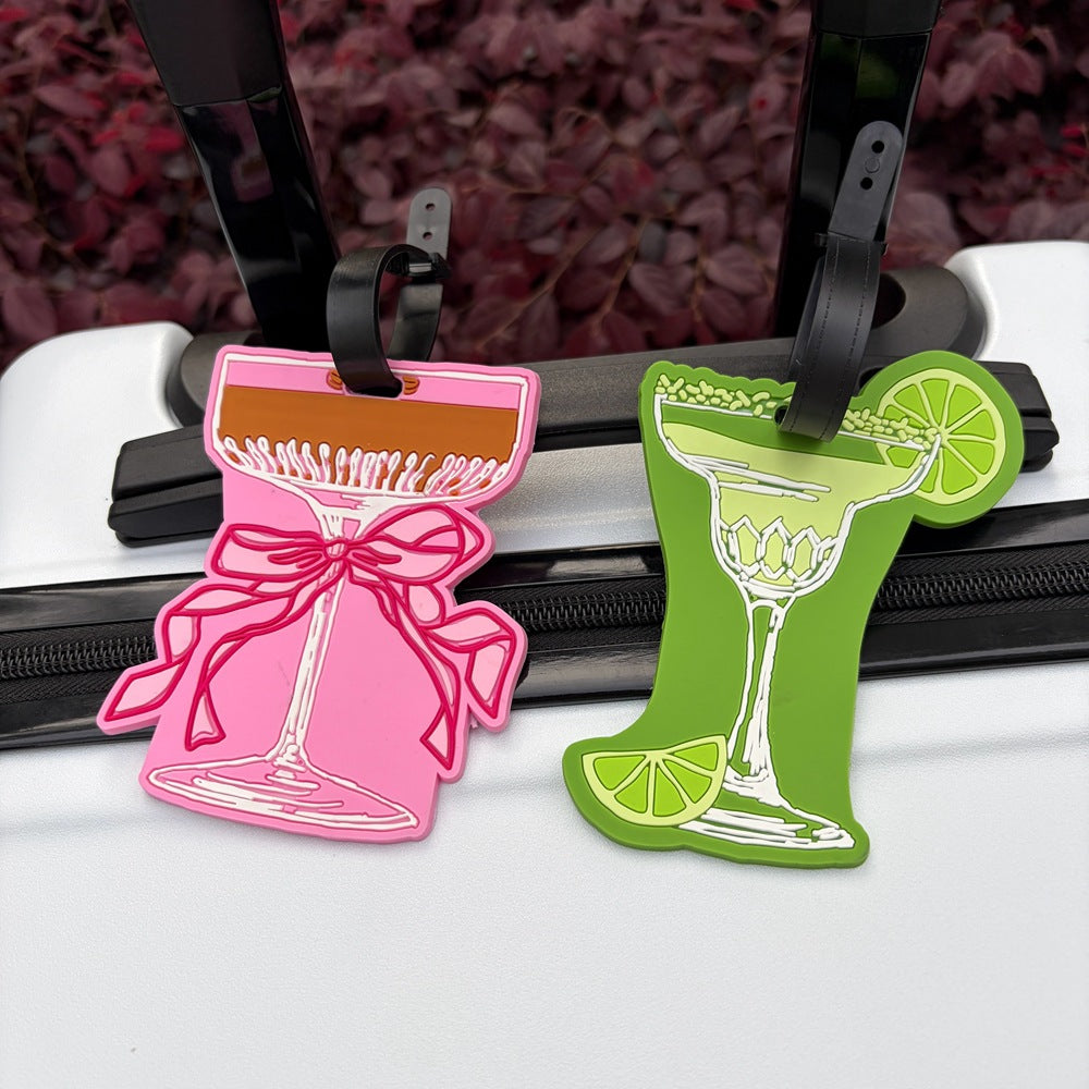 Martini-Themed Luggage Tag LoungeYard — product view 1
