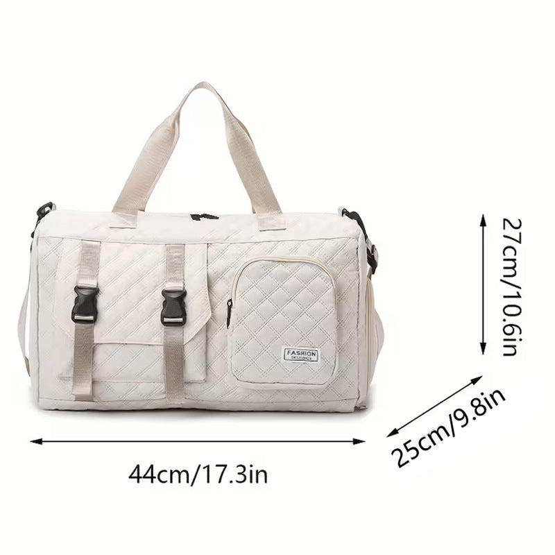 Versatile Quilted Travel Duffel Bag LoungeYard — product view 5