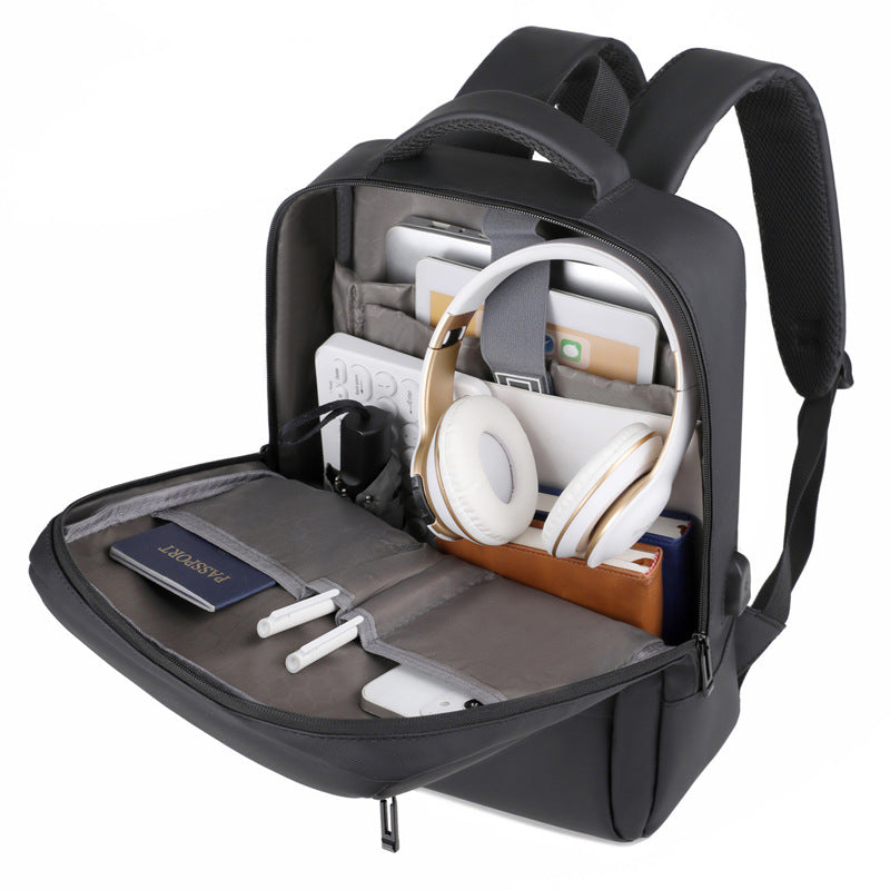 Highly functional laptop backpack with ergonomic design LoungeYard — product view 3