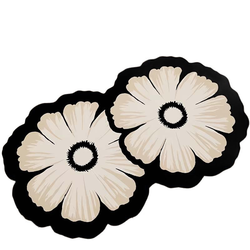 Women's Floral Pattern Bathroom Mat — product view 5