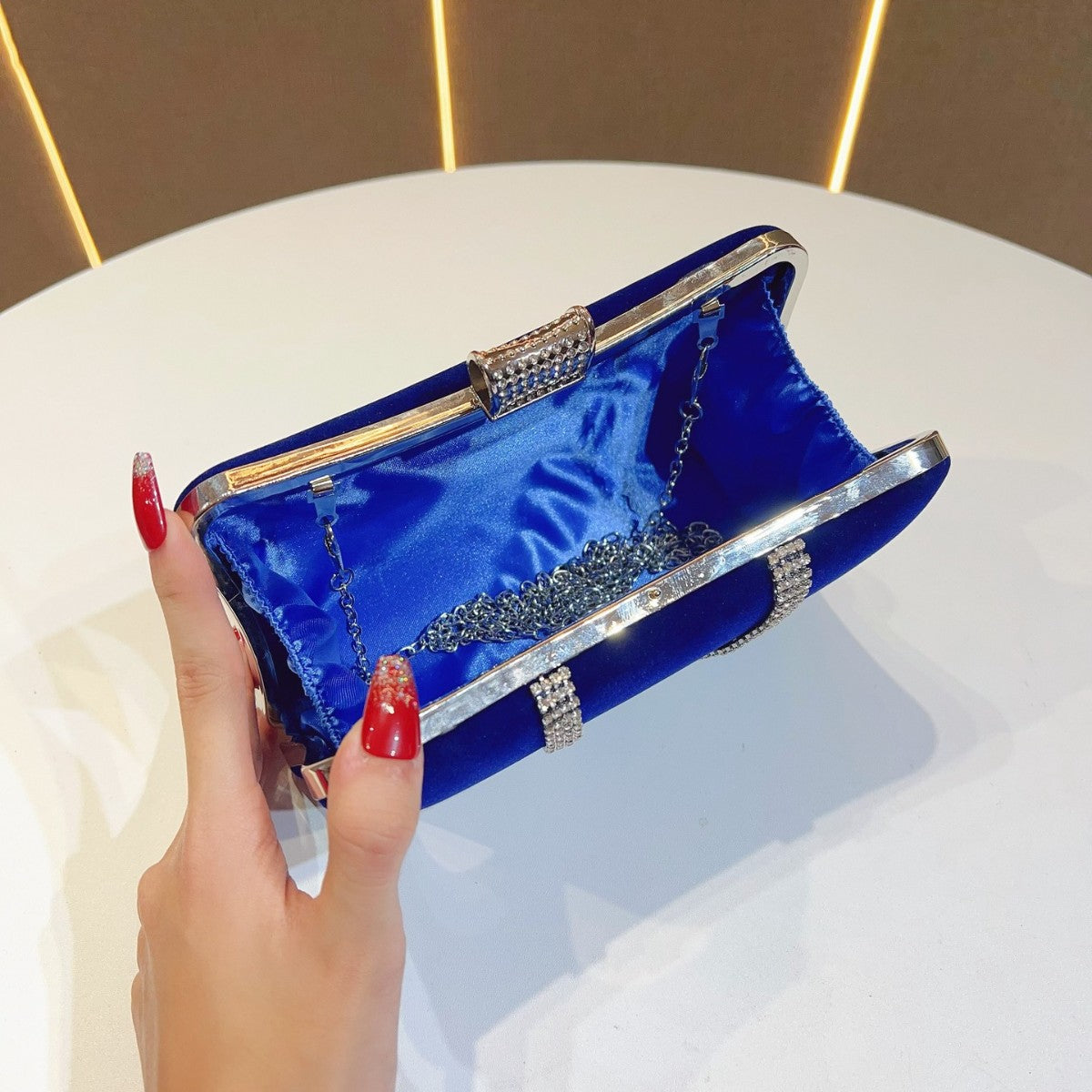 Luxurious Velvet Evening Handbag — product view 3