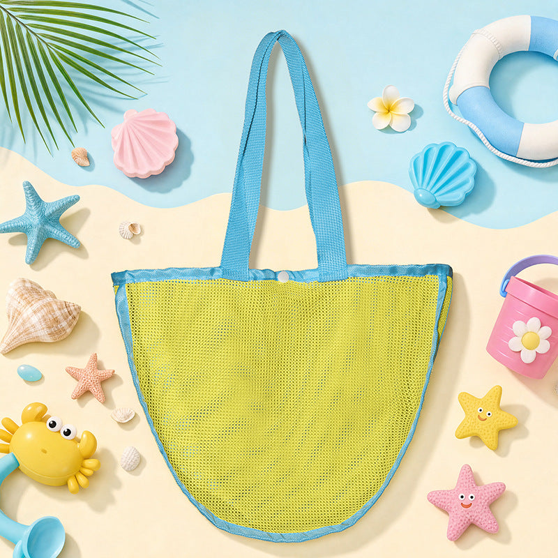 Multifunctional Beach Bag Made of Breathable Mesh LoungeYard — product view 3