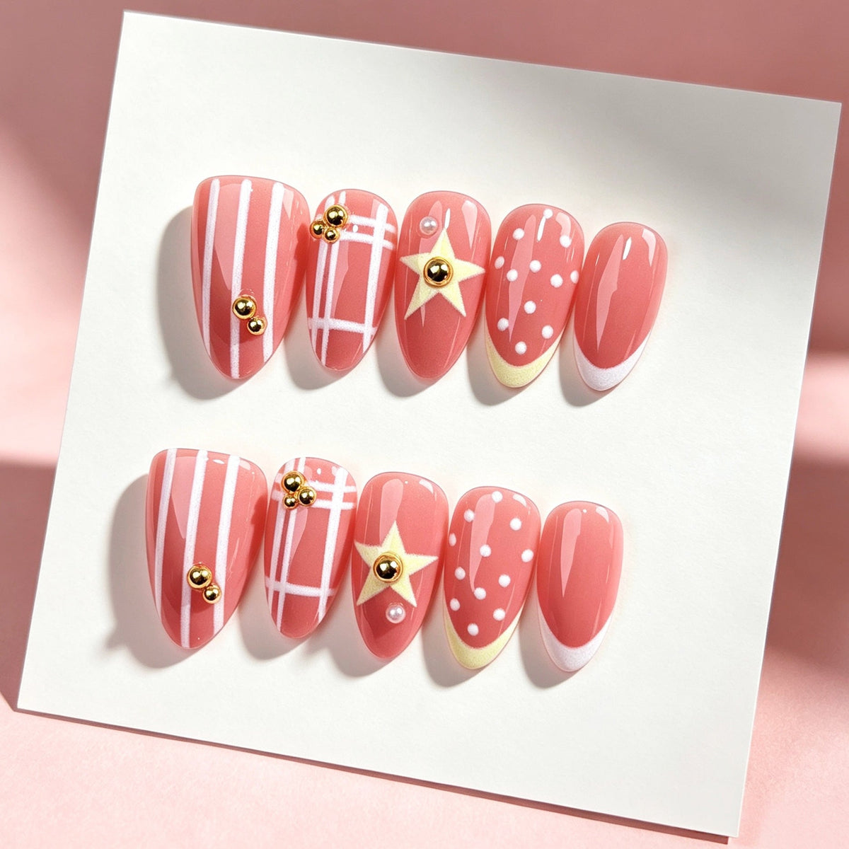 Decorative Nail Art Press-On Set 1790746018 — product view 3