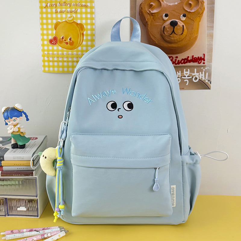 Playful Illustrated Character Backpack LoungeYard — product view 6