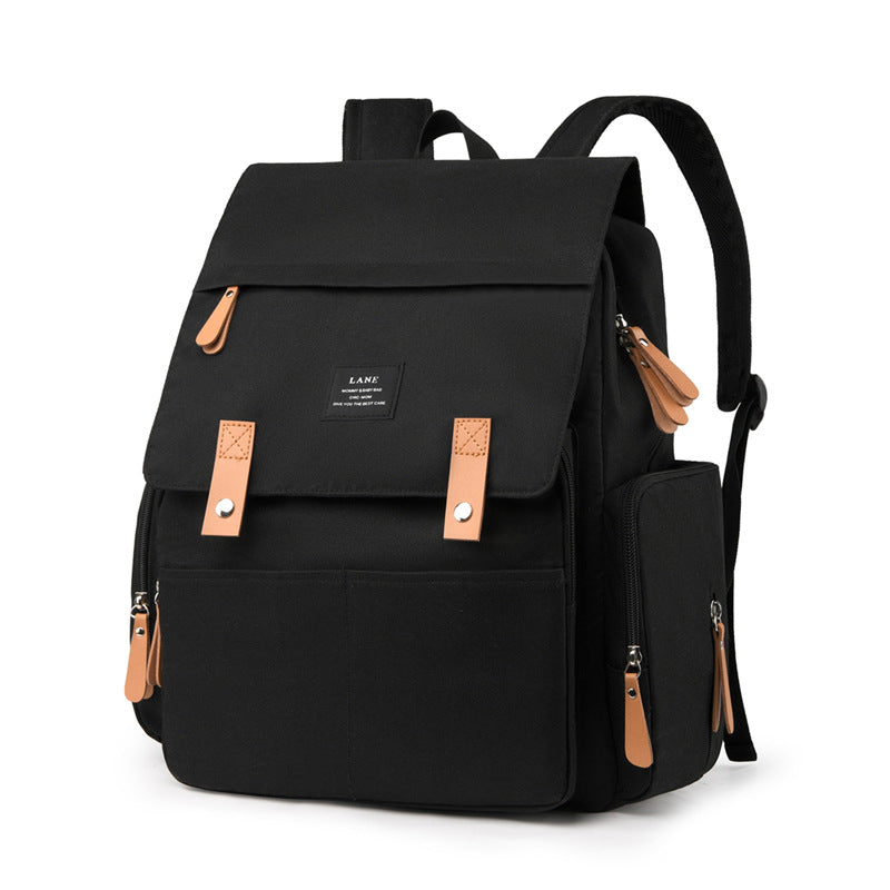 Multi-Pocket Canvas Backpack LoungeYard — product view 6