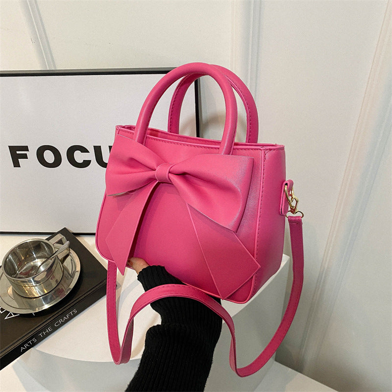 Chic Bow-Accented Handheld Bag — product view 3