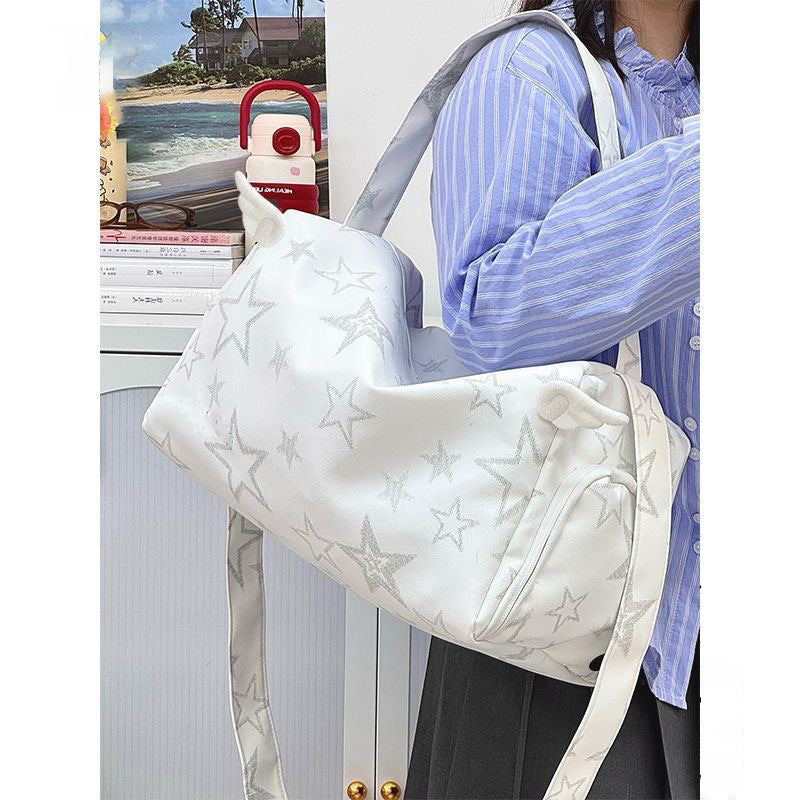 Trendy Star-Patterned Hobo Bag — product view 6
