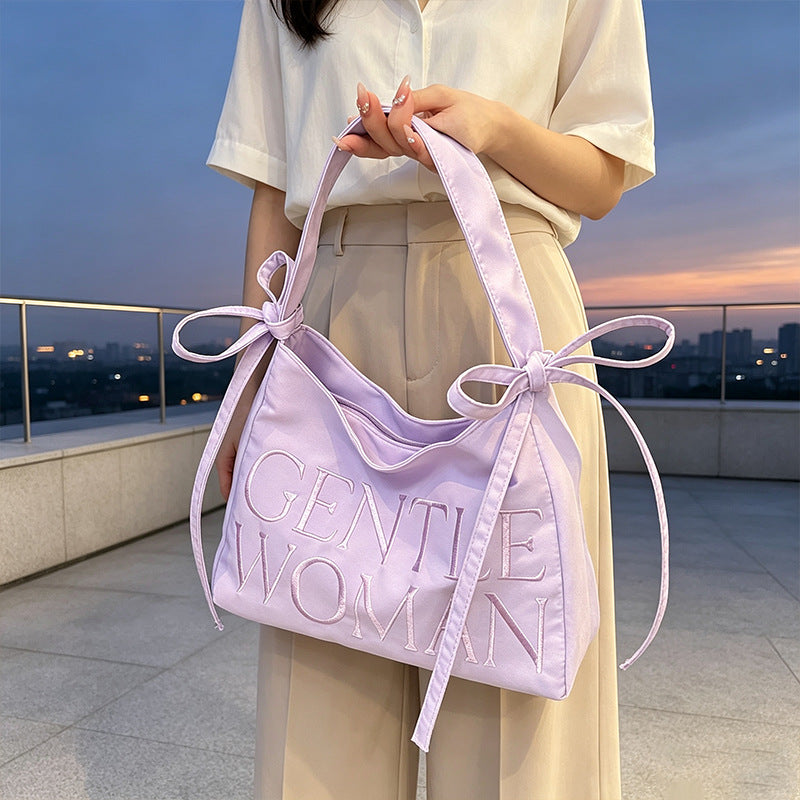Stylish Satin Bucket Bag LoungeYard — product view 2