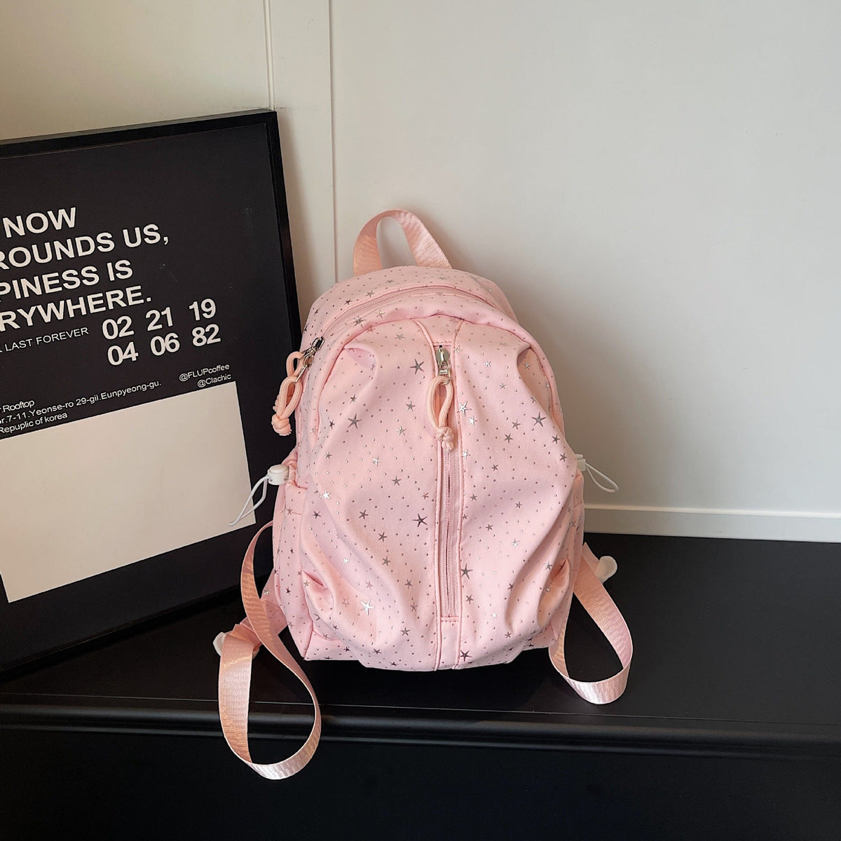 Star-Embellished Fashion Backpack — product view 4